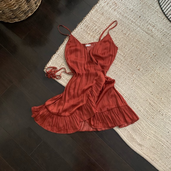 Free People All My Love Wrap Slip Dress, Size S. NWT. - Picture 2 of 8